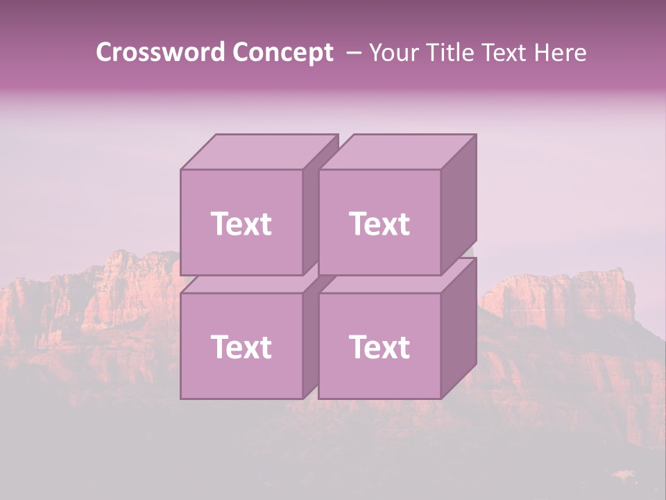 Landscape National Canyon PowerPoint Template