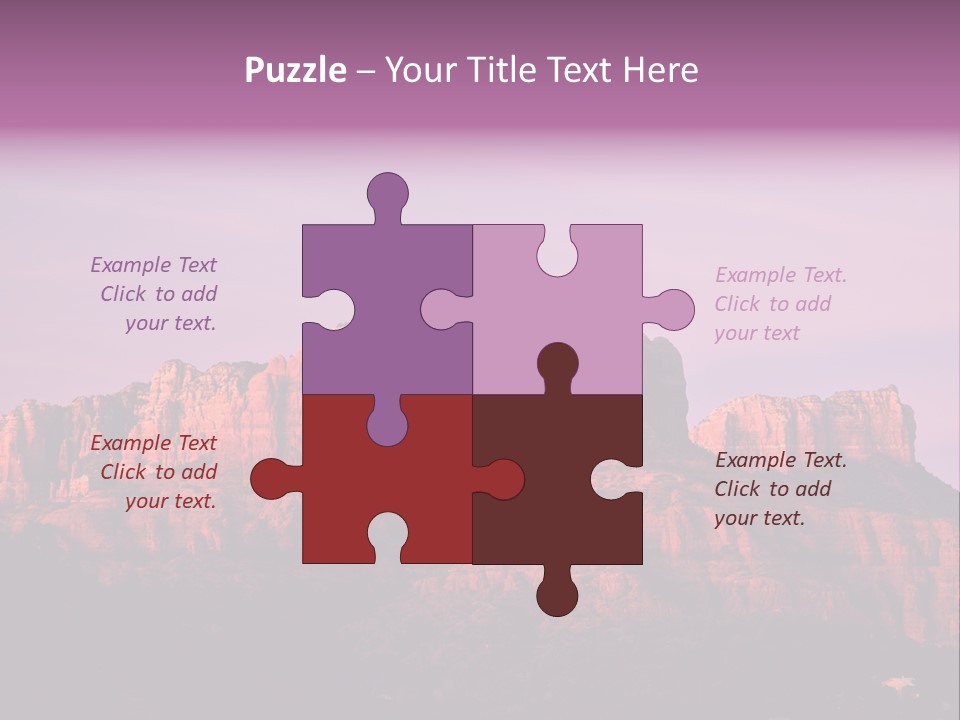 Landscape National Canyon PowerPoint Template