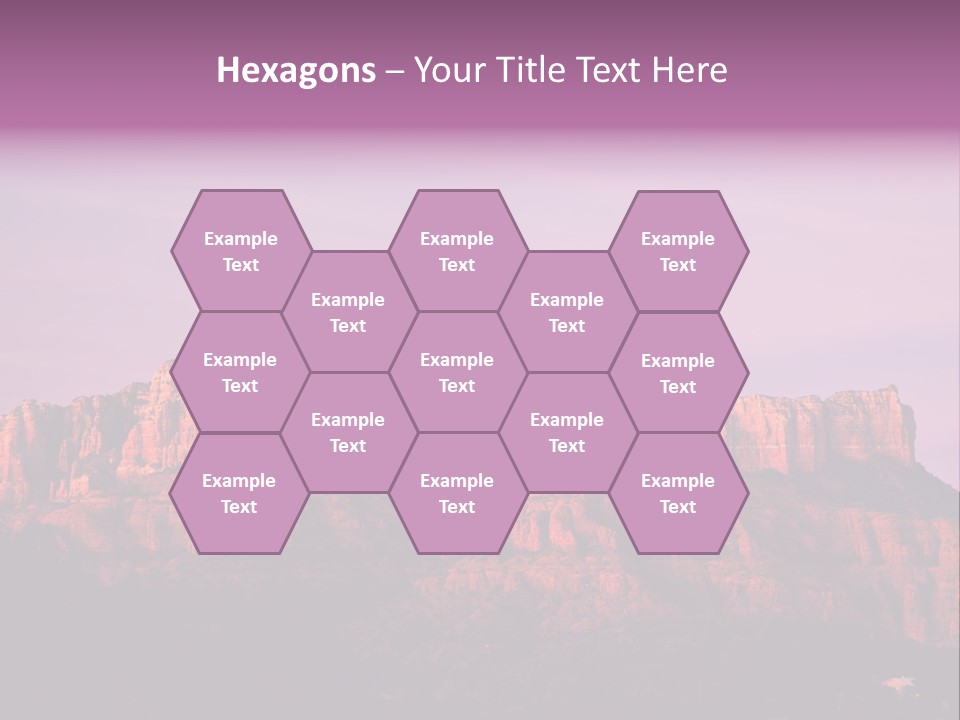 Landscape National Canyon PowerPoint Template