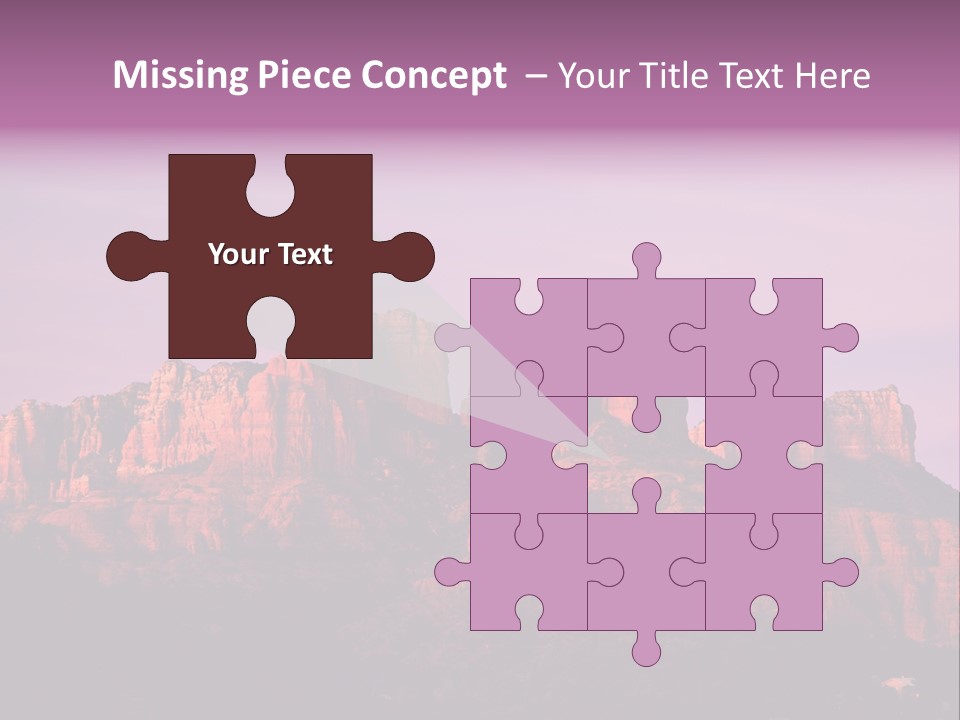 Landscape National Canyon PowerPoint Template