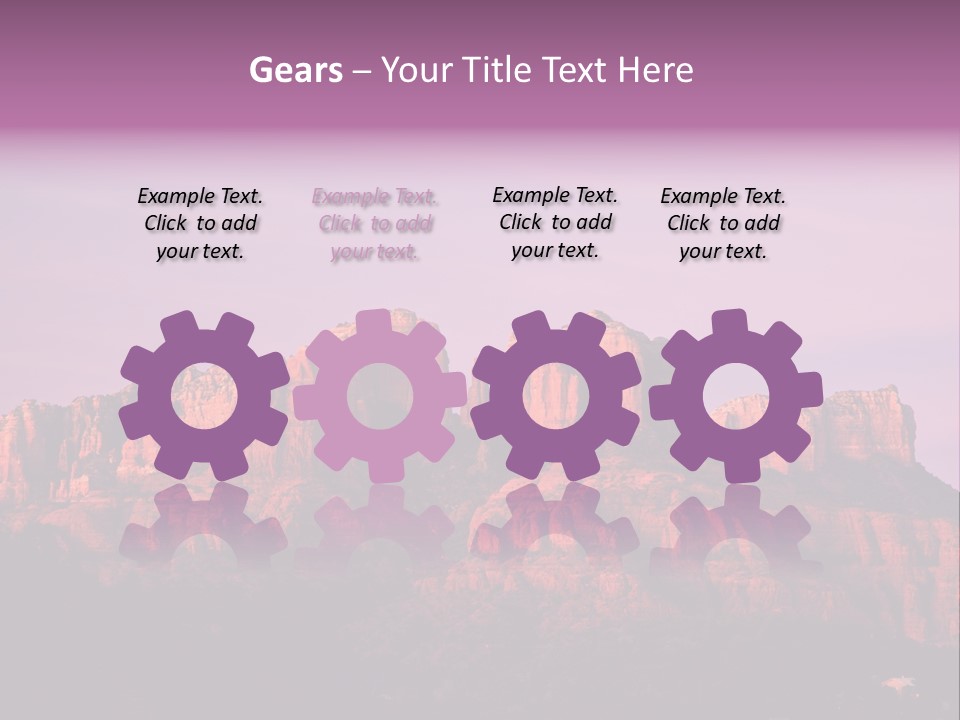 Landscape National Canyon PowerPoint Template