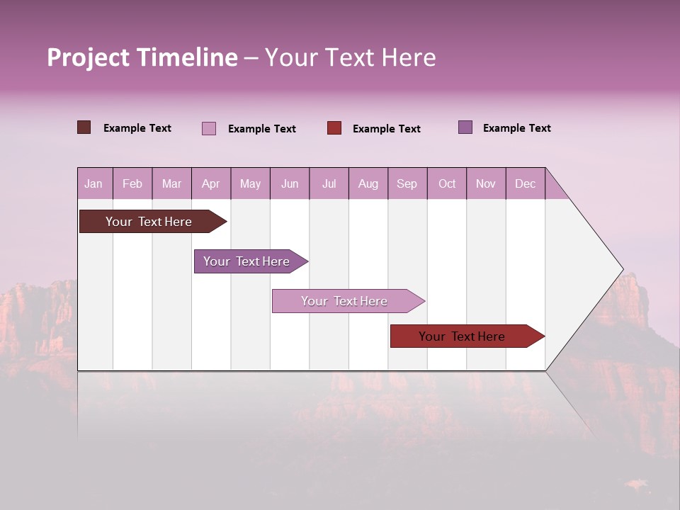 Landscape National Canyon PowerPoint Template