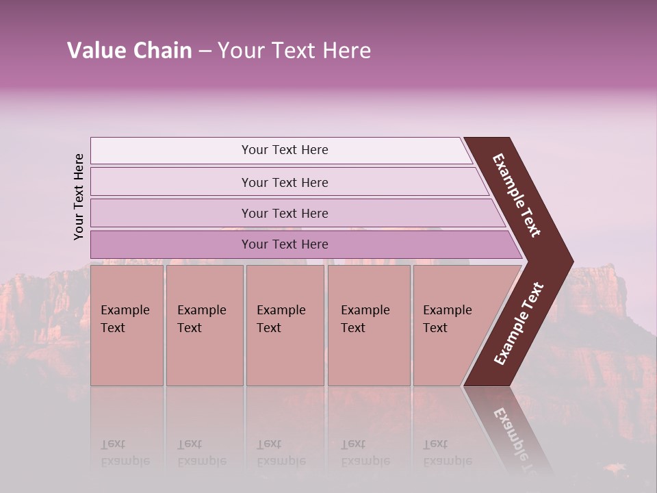 Landscape National Canyon PowerPoint Template