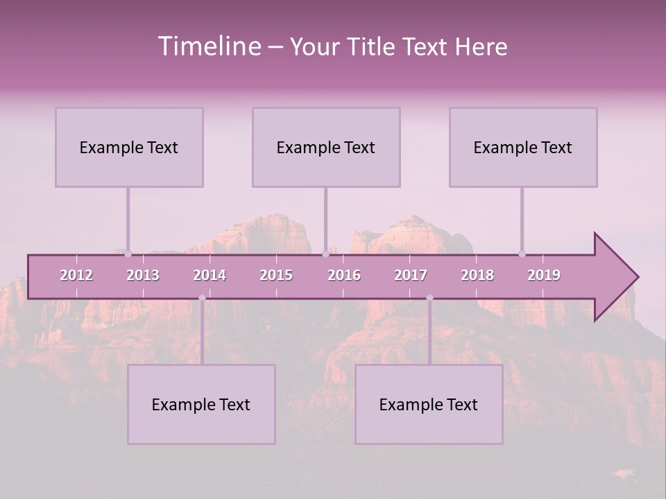 Landscape National Canyon PowerPoint Template