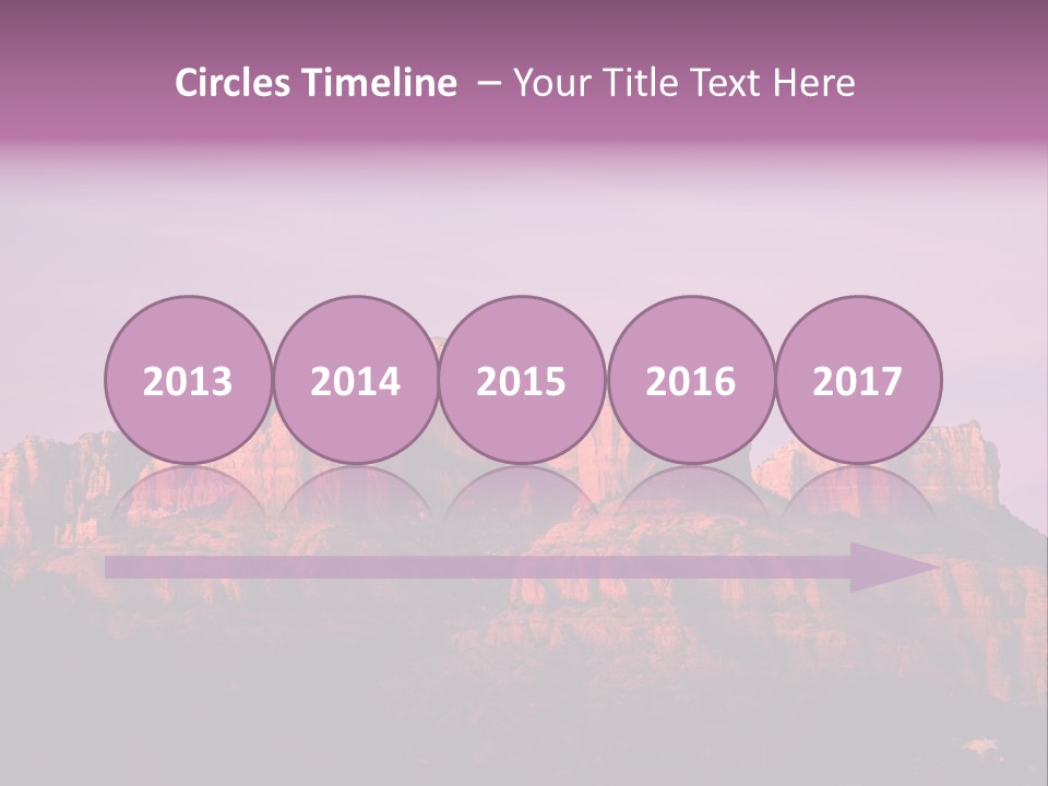 Landscape National Canyon PowerPoint Template