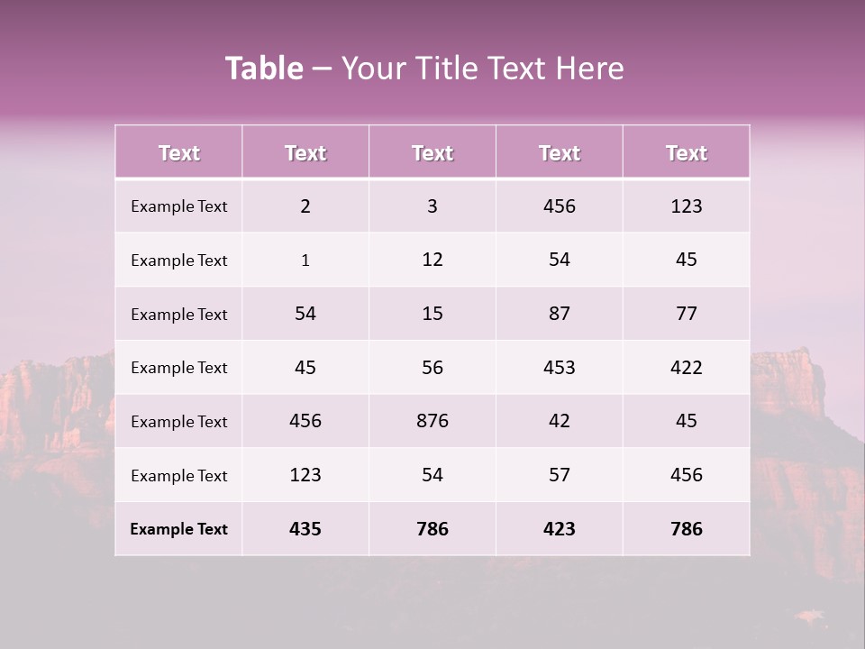 Landscape National Canyon PowerPoint Template