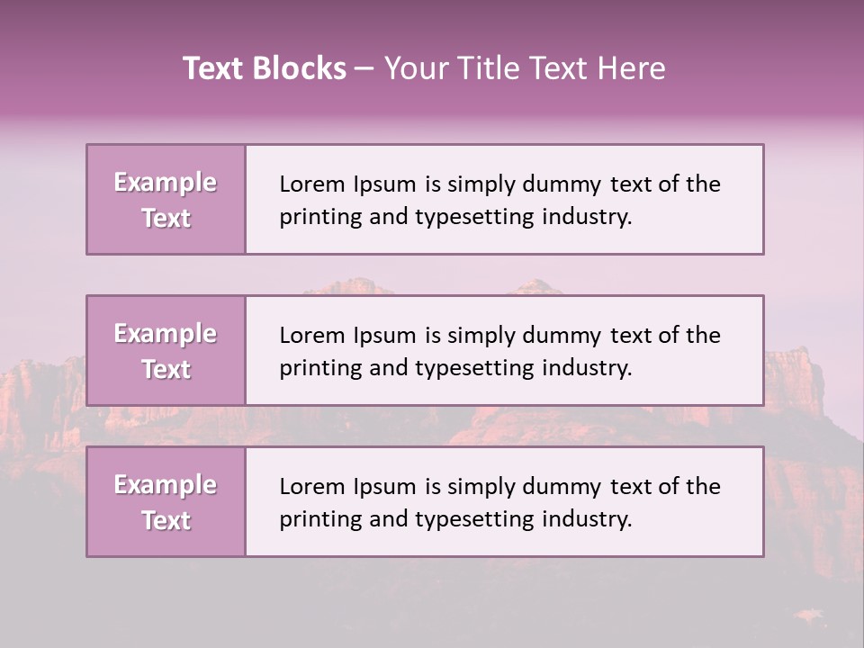 Landscape National Canyon PowerPoint Template