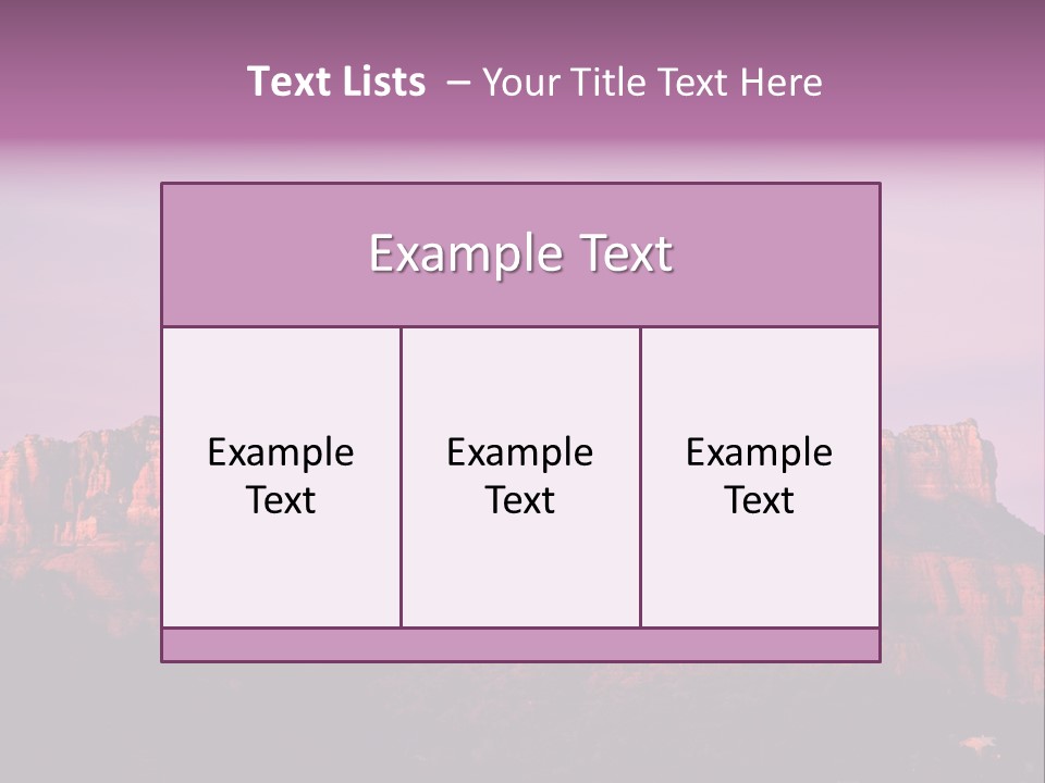 Landscape National Canyon PowerPoint Template