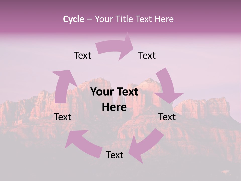 Landscape National Canyon PowerPoint Template