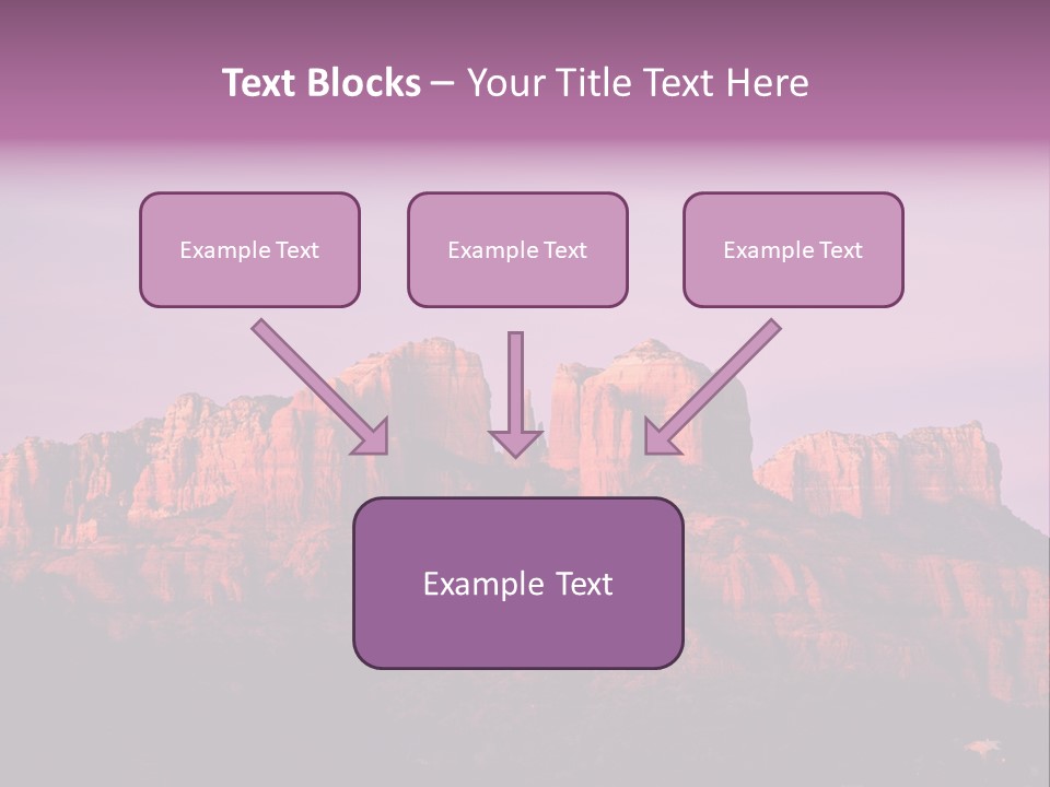 Landscape National Canyon PowerPoint Template