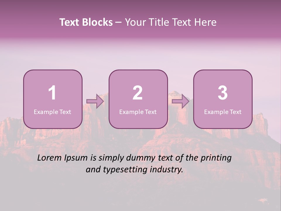 Landscape National Canyon PowerPoint Template