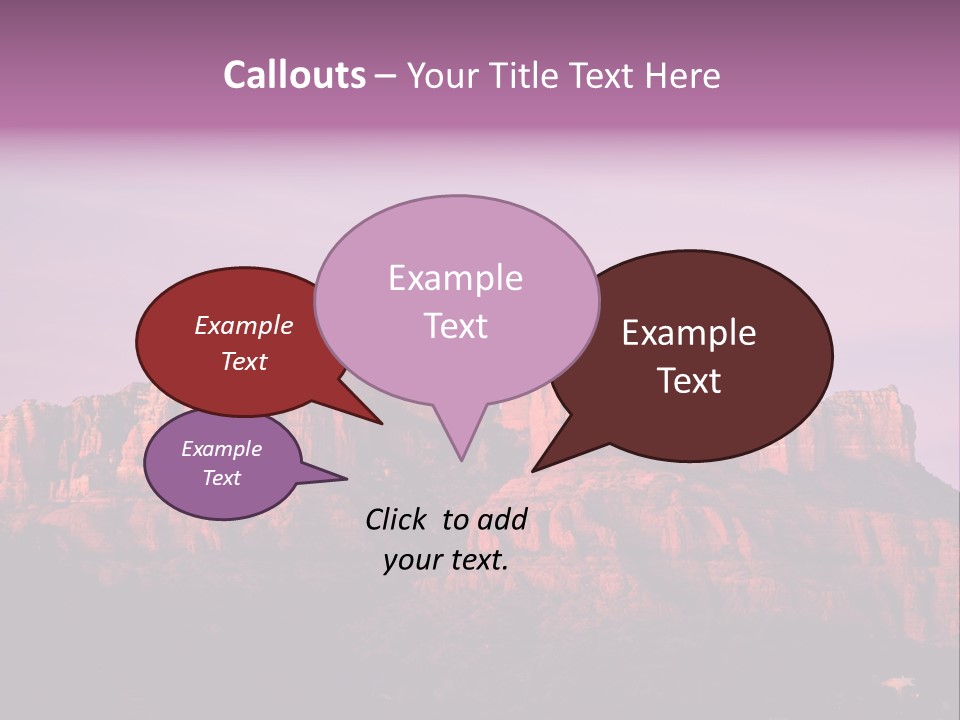 Landscape National Canyon PowerPoint Template