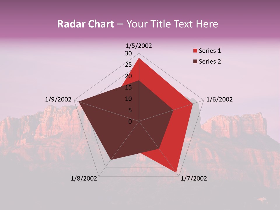 Landscape National Canyon PowerPoint Template