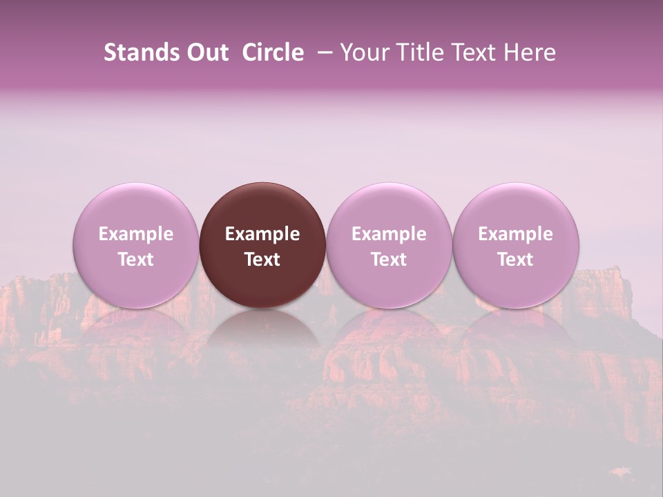 Landscape National Canyon PowerPoint Template