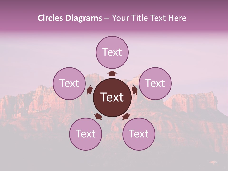 Landscape National Canyon PowerPoint Template