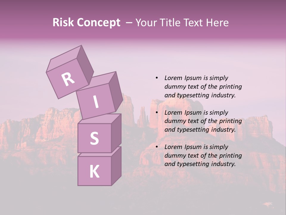 Landscape National Canyon PowerPoint Template