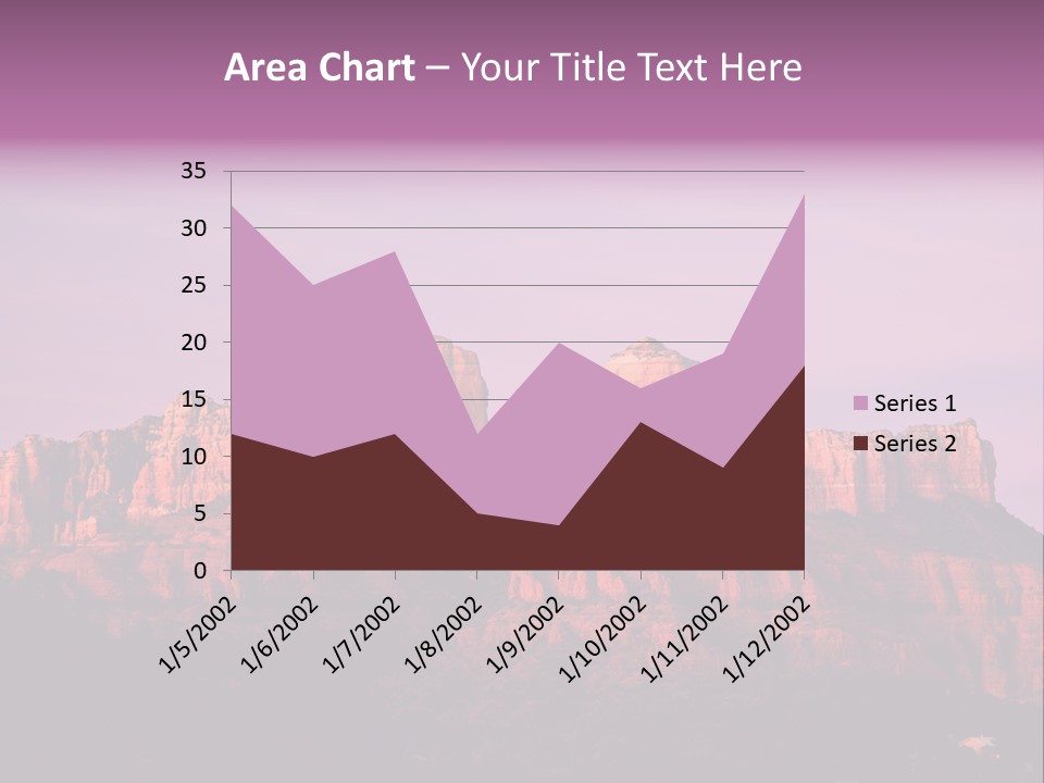 Landscape National Canyon PowerPoint Template