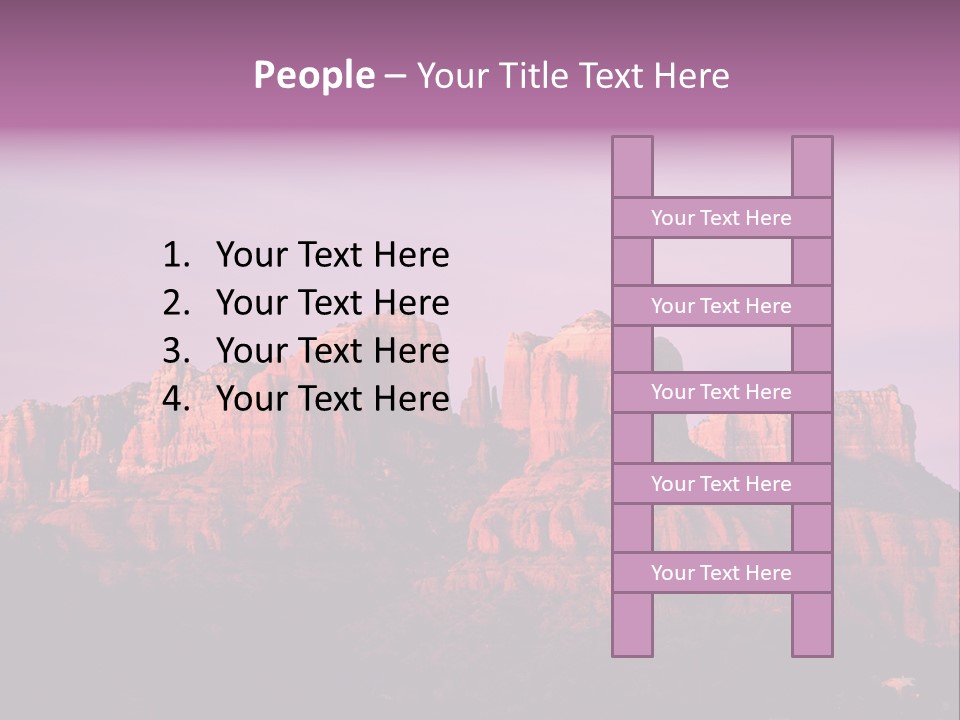 Landscape National Canyon PowerPoint Template