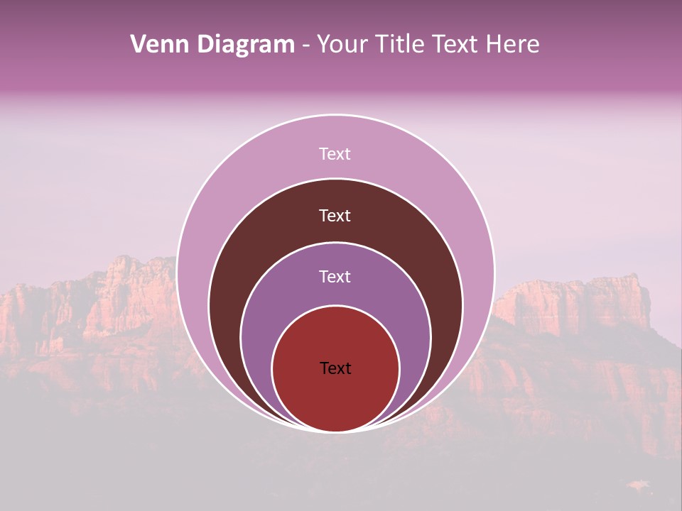 Landscape National Canyon PowerPoint Template