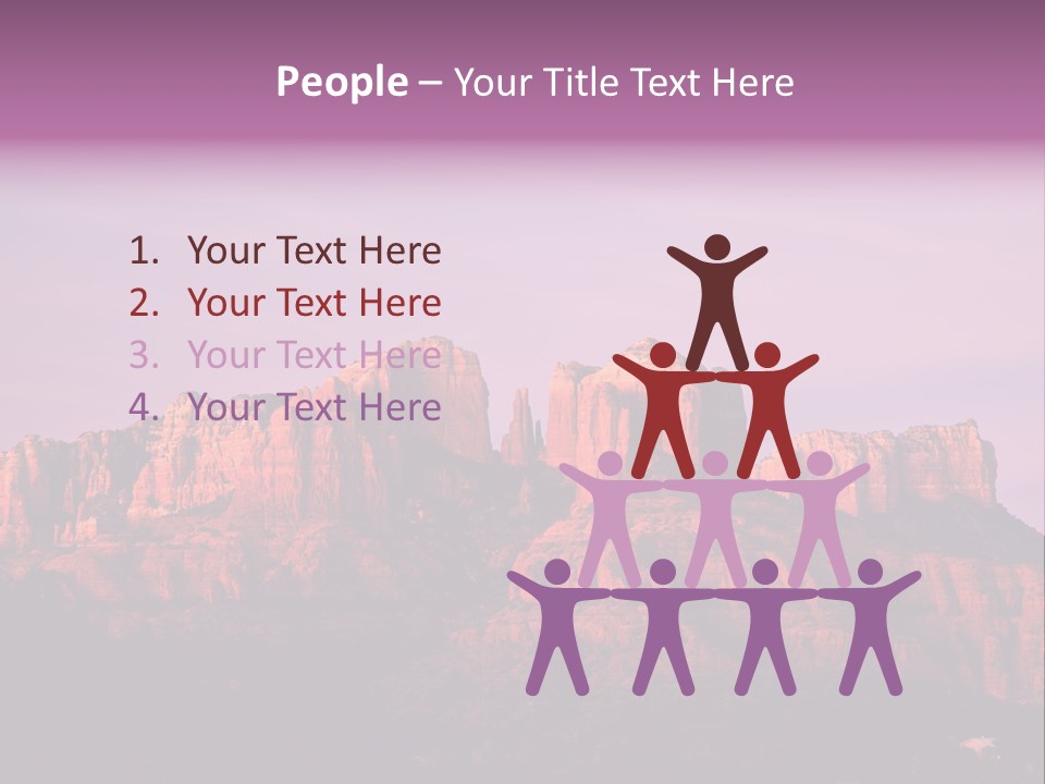 Landscape National Canyon PowerPoint Template