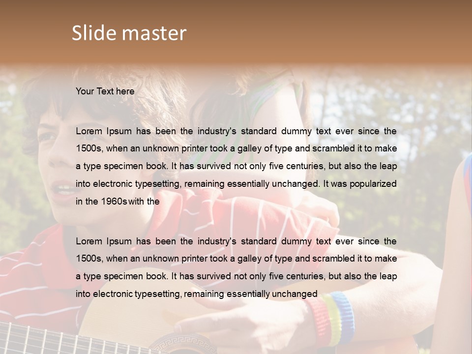 Friends Joyful Season PowerPoint Template