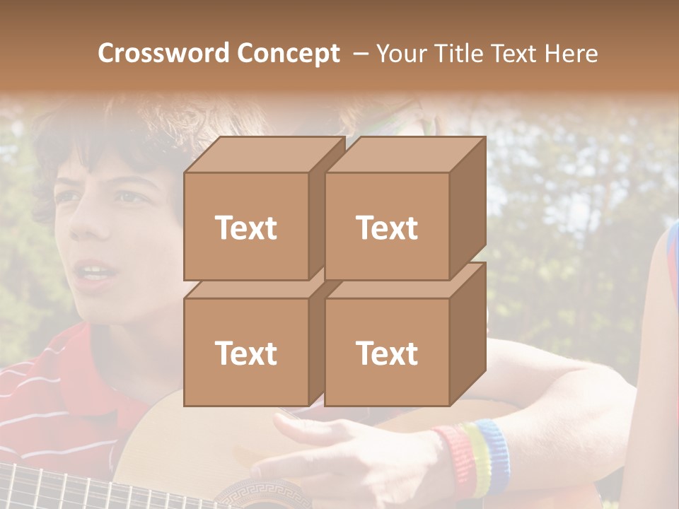 Friends Joyful Season PowerPoint Template