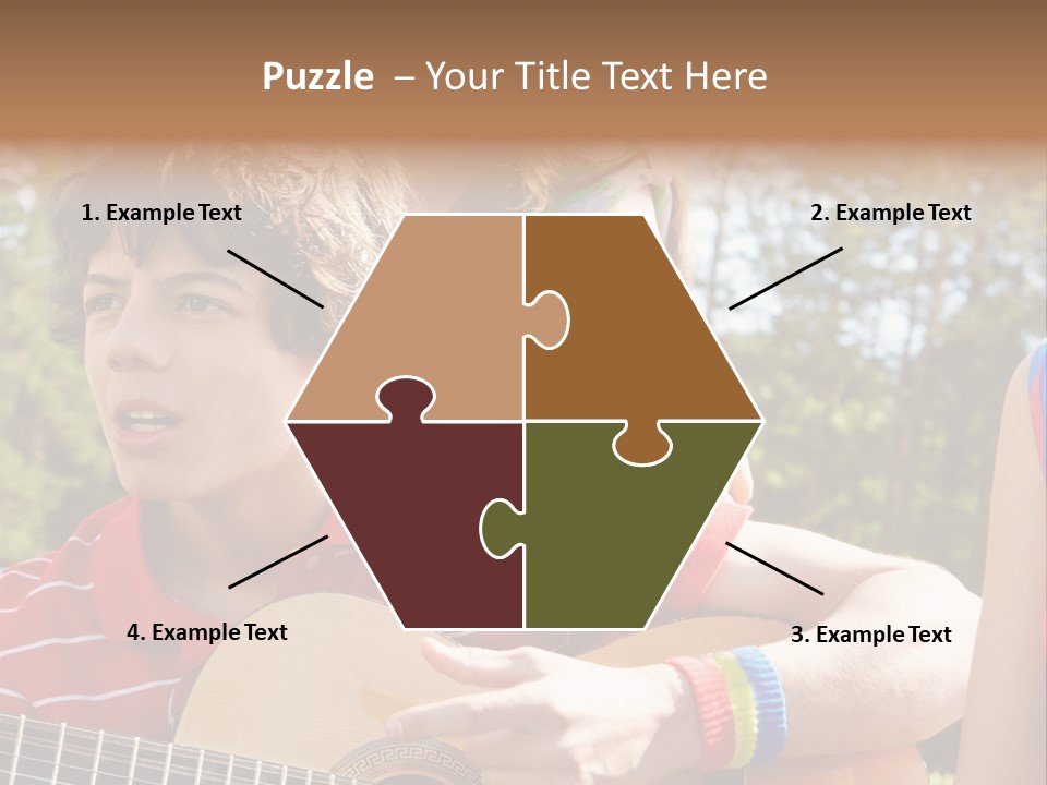 Friends Joyful Season PowerPoint Template