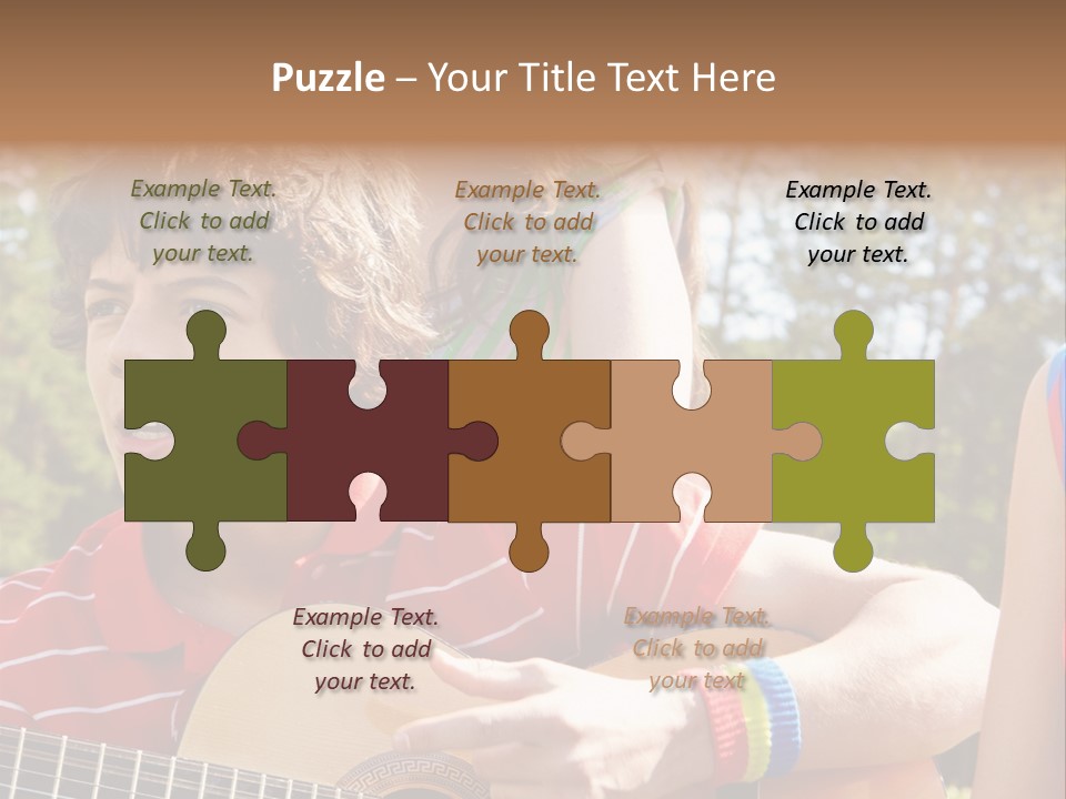 Friends Joyful Season PowerPoint Template