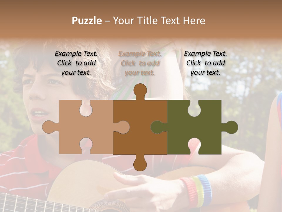 Friends Joyful Season PowerPoint Template