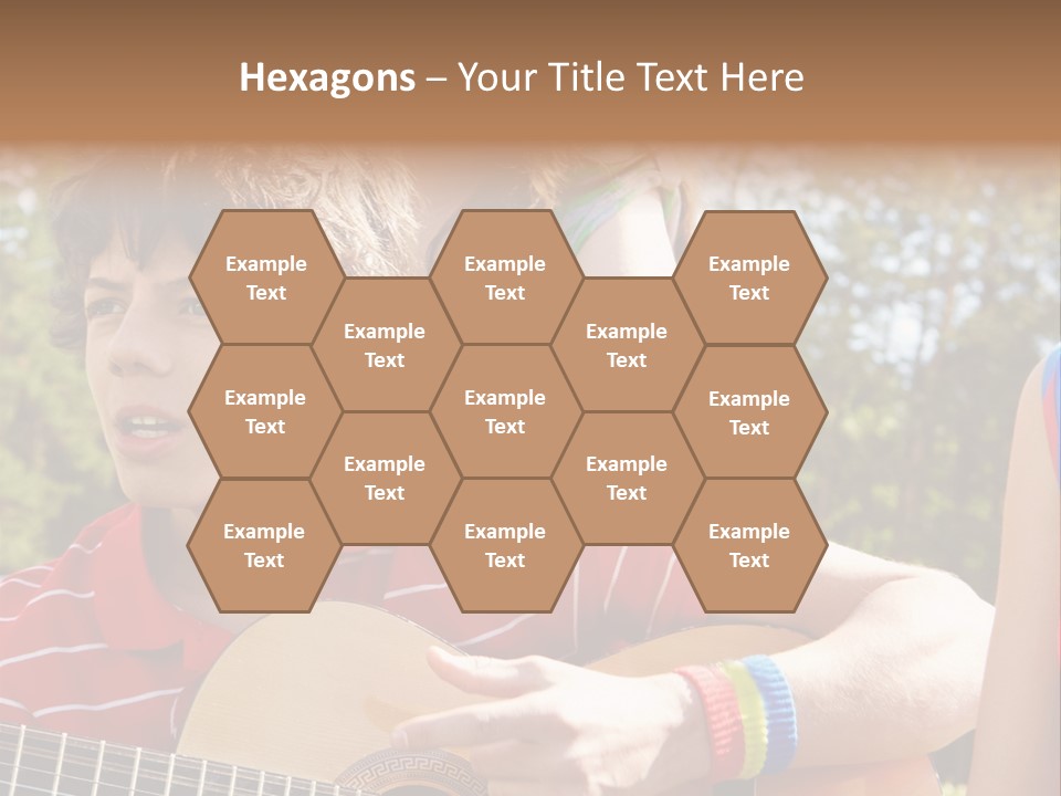 Friends Joyful Season PowerPoint Template