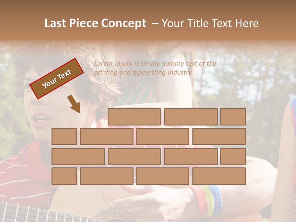 Friends Joyful Season PowerPoint Template