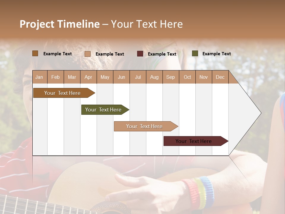 Friends Joyful Season PowerPoint Template