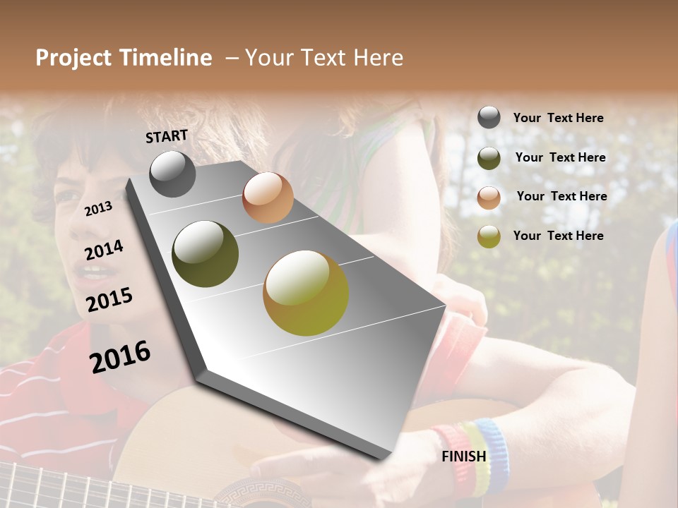 Friends Joyful Season PowerPoint Template