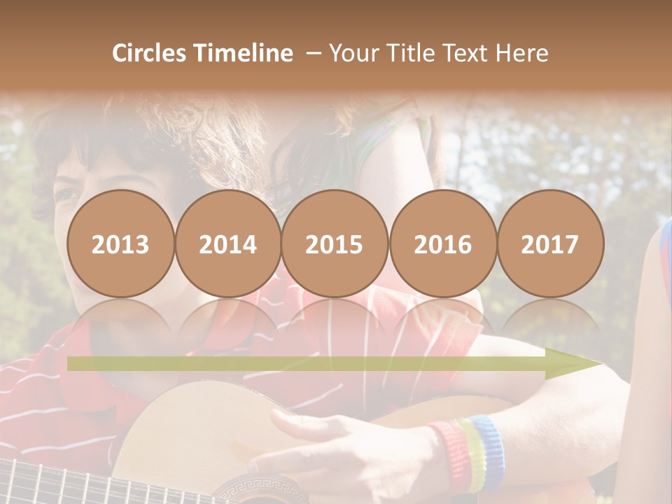 Friends Joyful Season PowerPoint Template