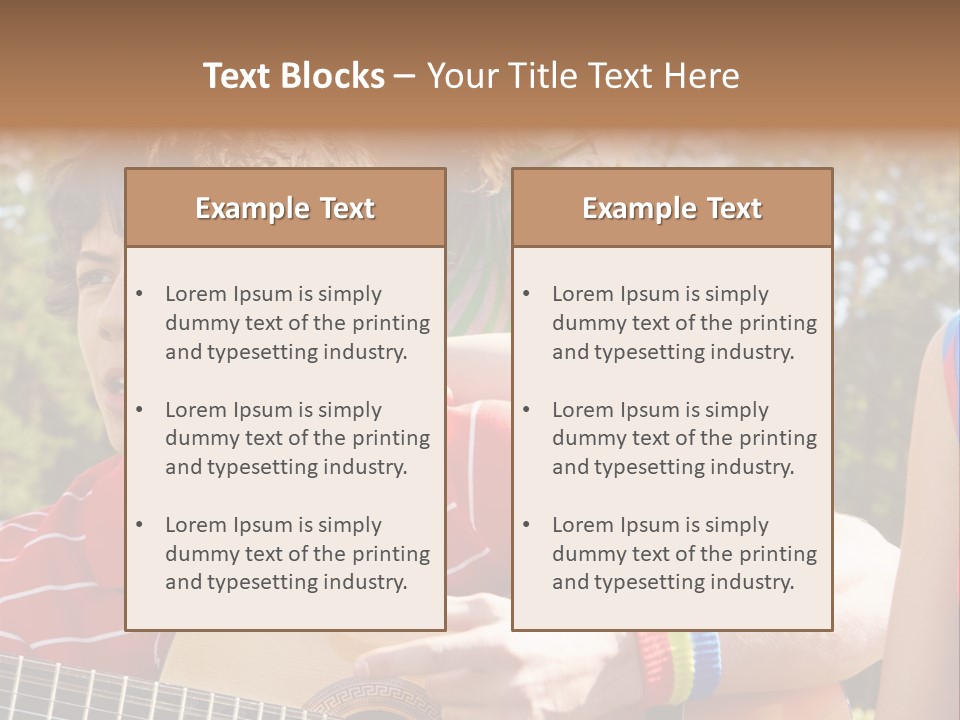 Friends Joyful Season PowerPoint Template