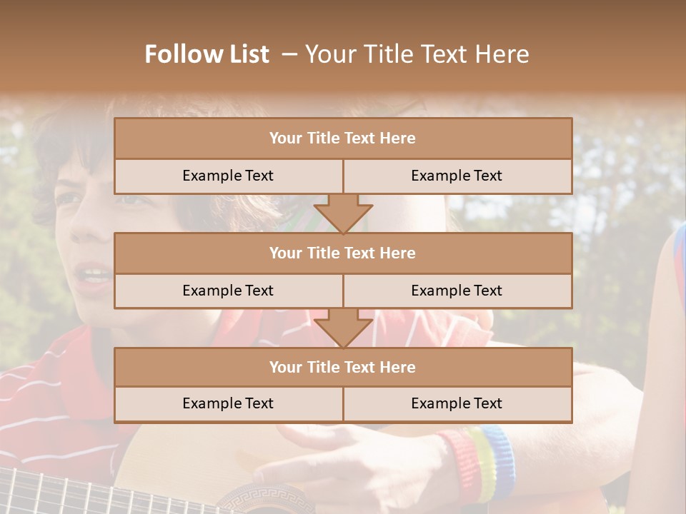 Friends Joyful Season PowerPoint Template