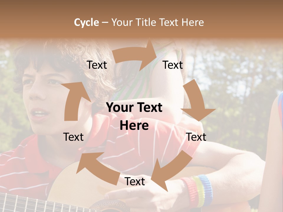 Friends Joyful Season PowerPoint Template