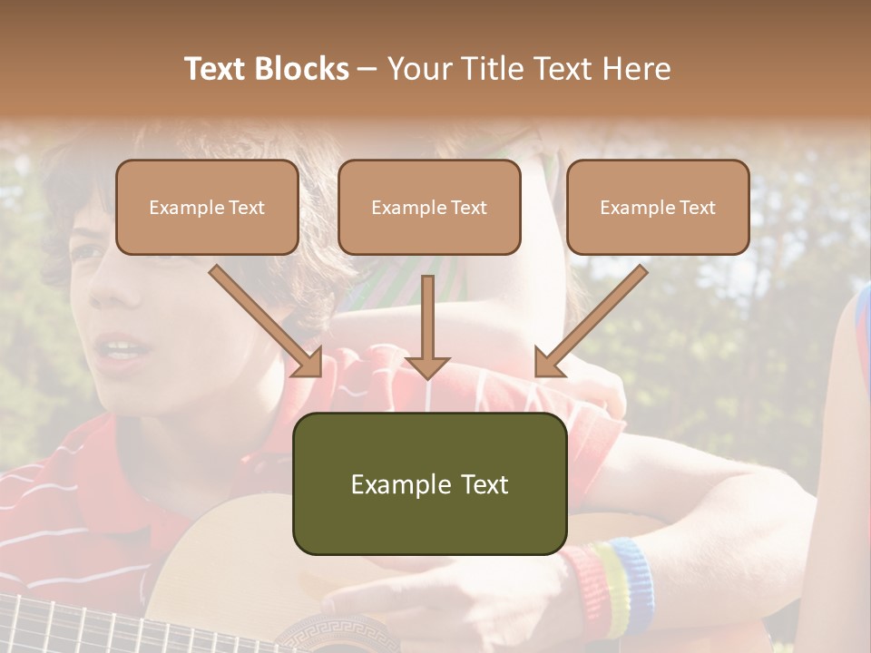 Friends Joyful Season PowerPoint Template