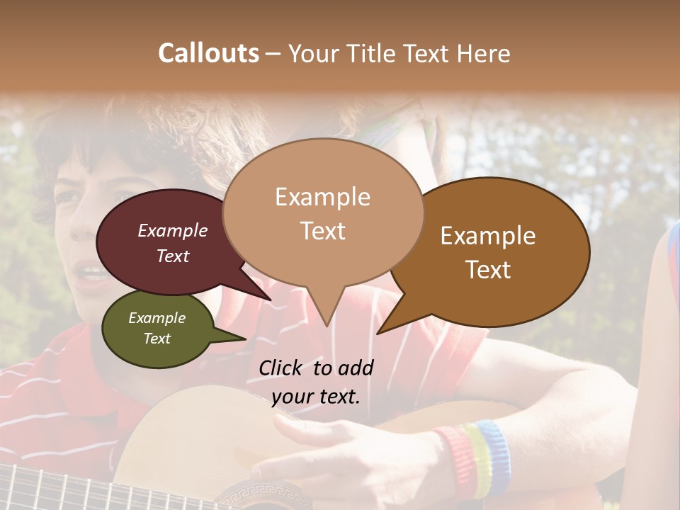 Friends Joyful Season PowerPoint Template