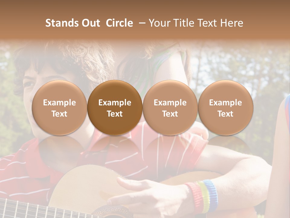 Friends Joyful Season PowerPoint Template