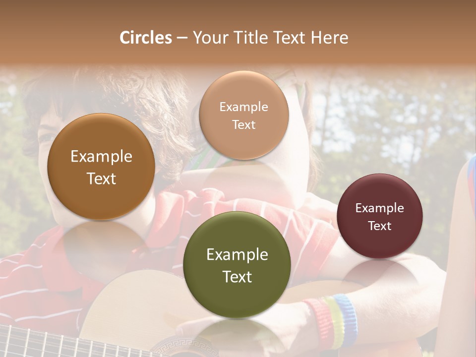 Friends Joyful Season PowerPoint Template