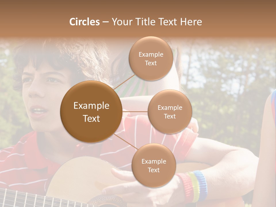 Friends Joyful Season PowerPoint Template