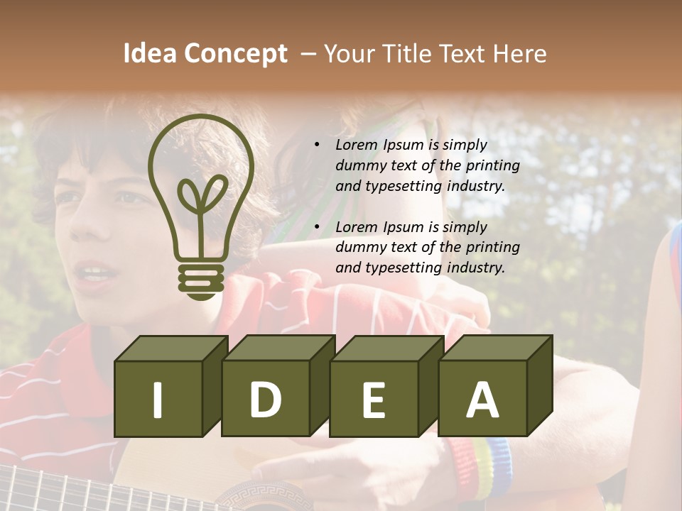 Friends Joyful Season PowerPoint Template