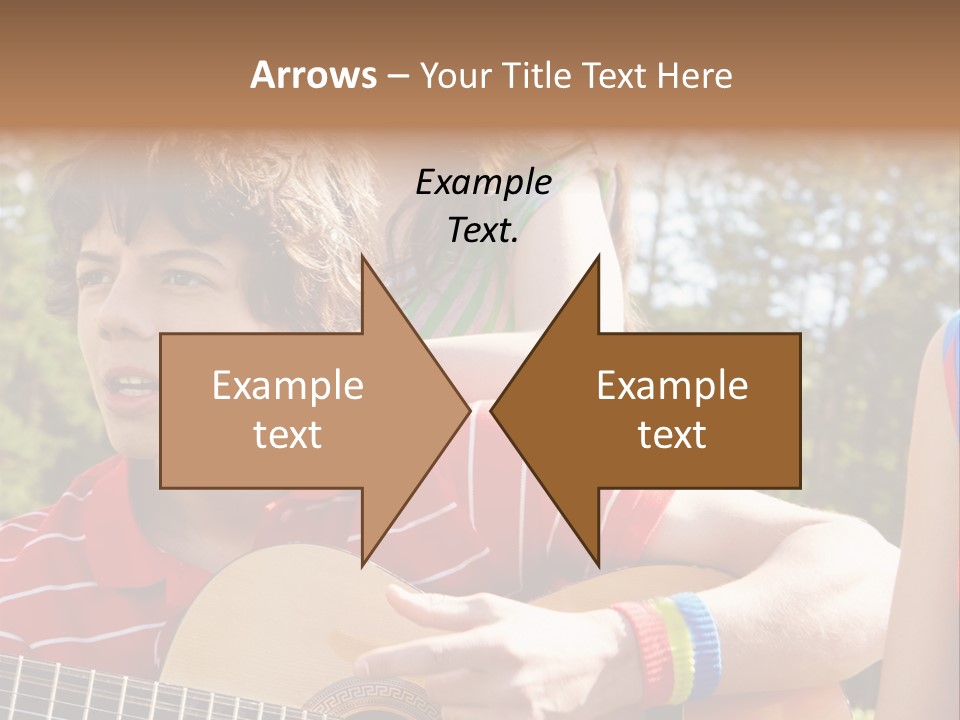 Friends Joyful Season PowerPoint Template