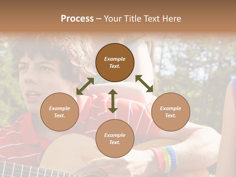 Friends Joyful Season PowerPoint Template