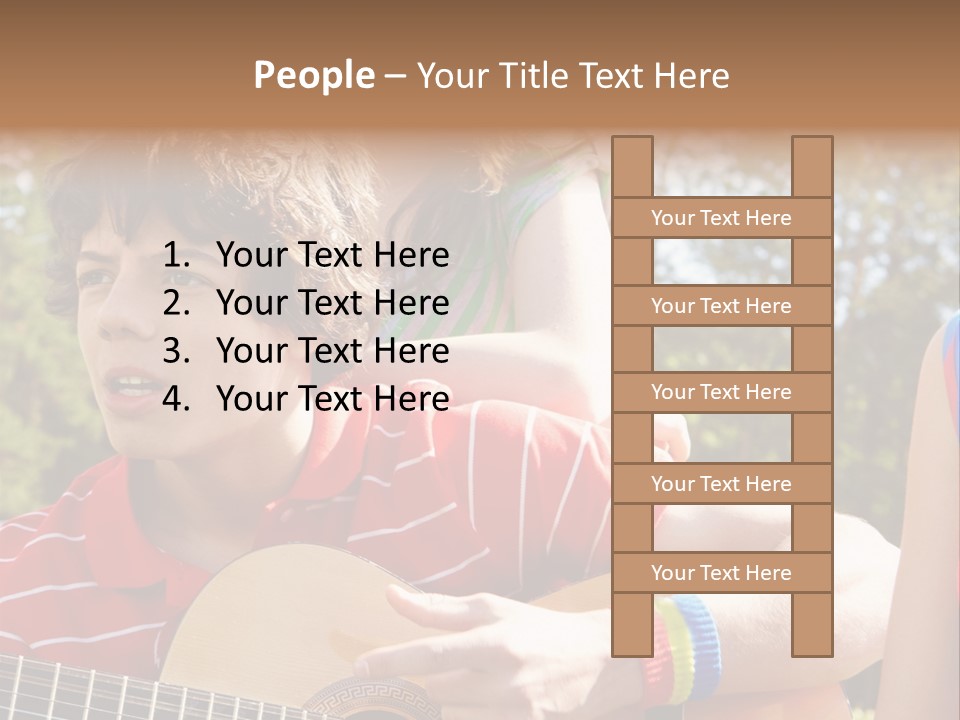 Friends Joyful Season PowerPoint Template