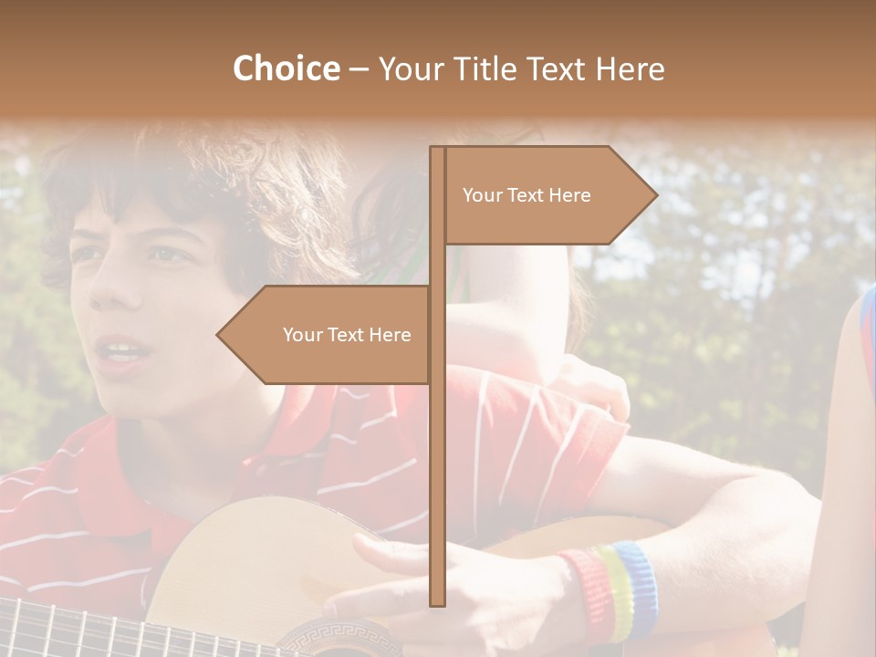 Friends Joyful Season PowerPoint Template