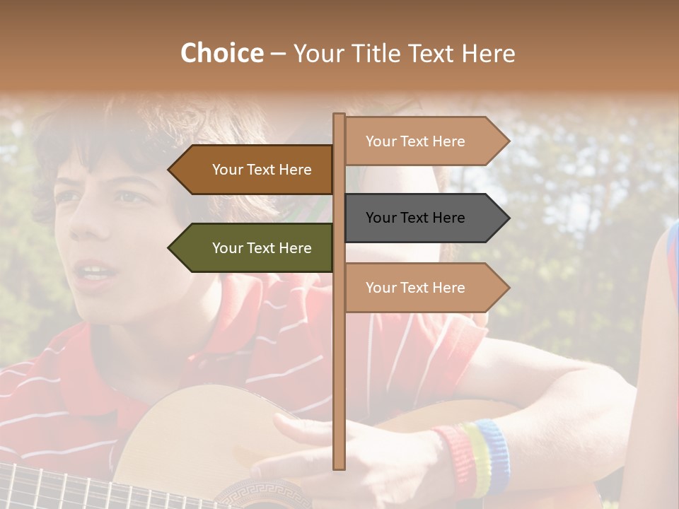 Friends Joyful Season PowerPoint Template