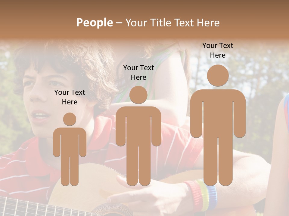 Friends Joyful Season PowerPoint Template