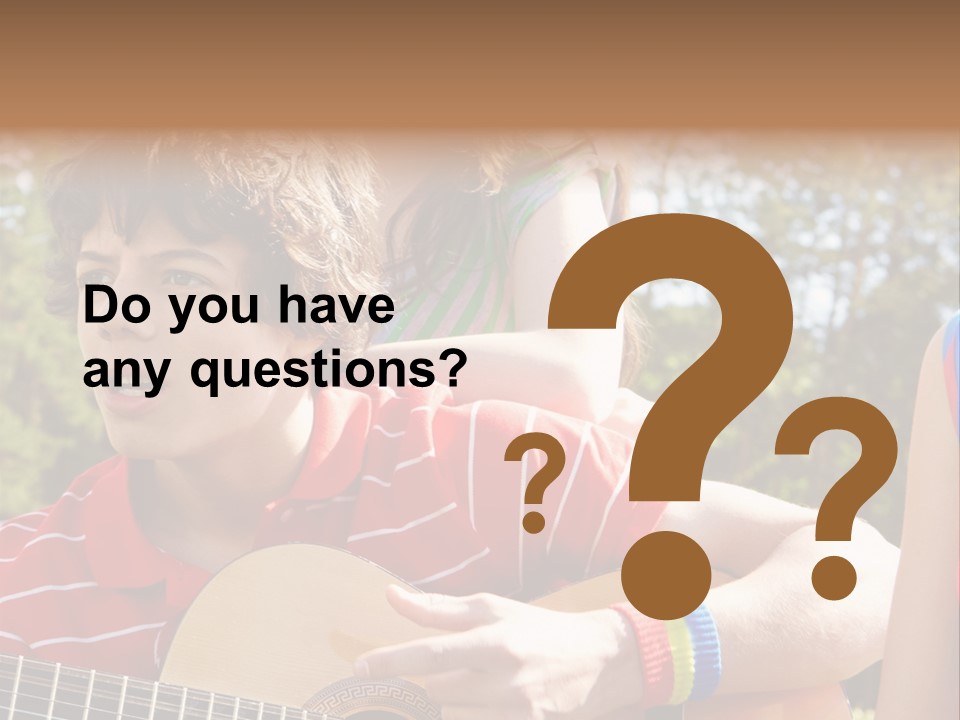 Friends Joyful Season PowerPoint Template